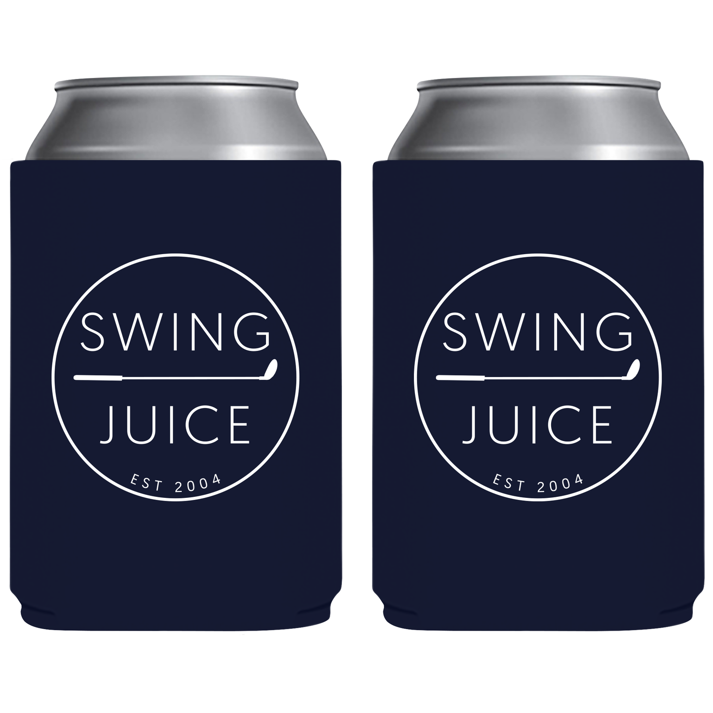 Golf Retro Koozie Navy O/S SwingJuice LLC