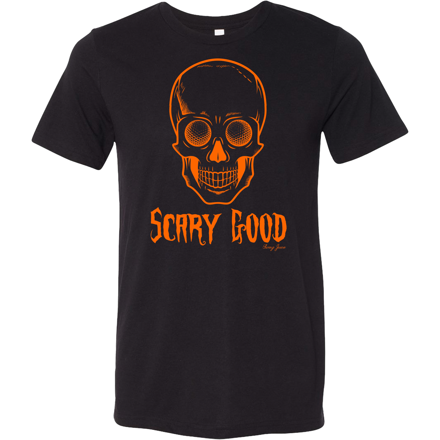 Golf Scary Good Unisex T-Shirt Black Neon/Orange-Black/Neon Orange