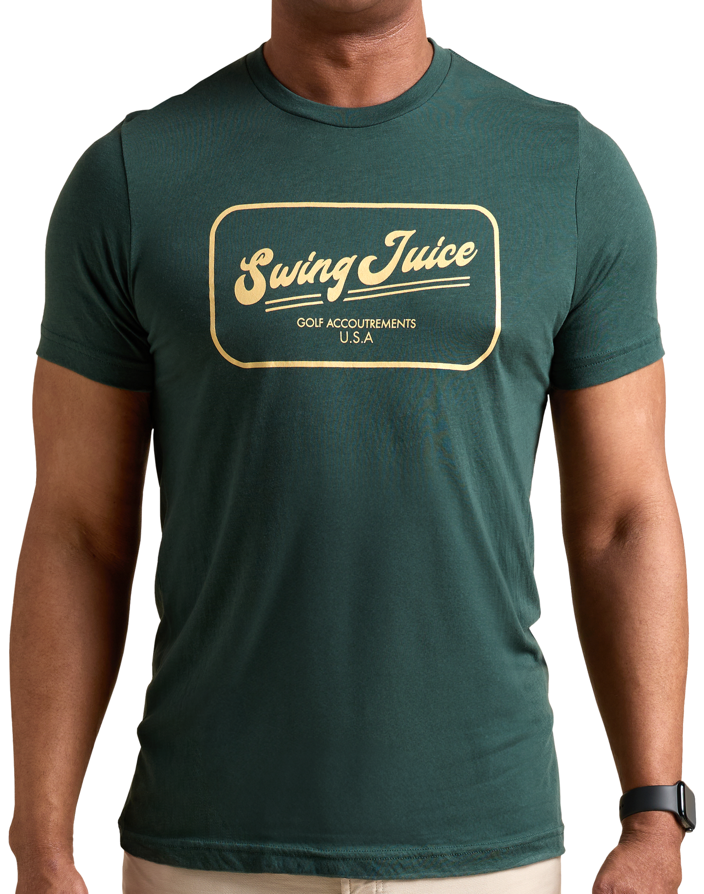 Golf Accoutrements Unisex T-Shirt Forest Green-Forest Green