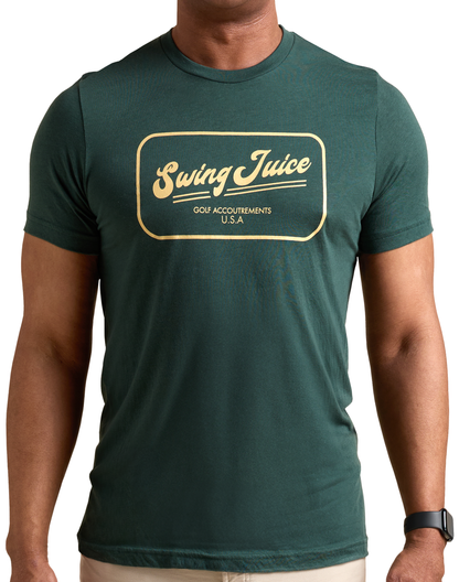 Golf Accoutrements Unisex T-Shirt Forest Green-Forest Green