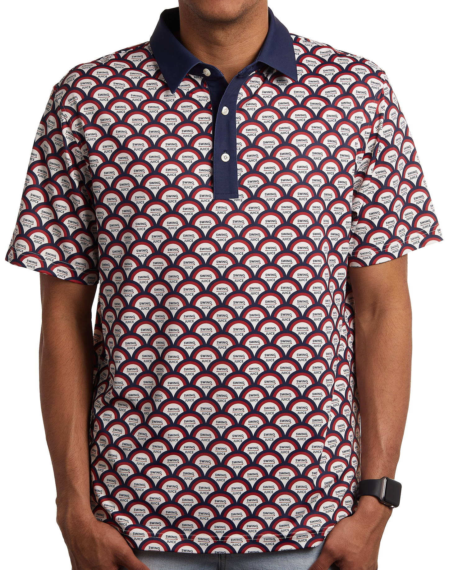 Golf American Mod Men's Polo-Navy