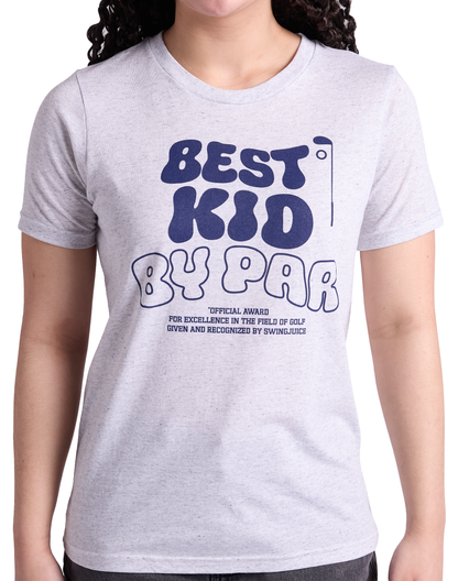 Golf Best Kid By Par Kids T-Shirt SwingJuice
