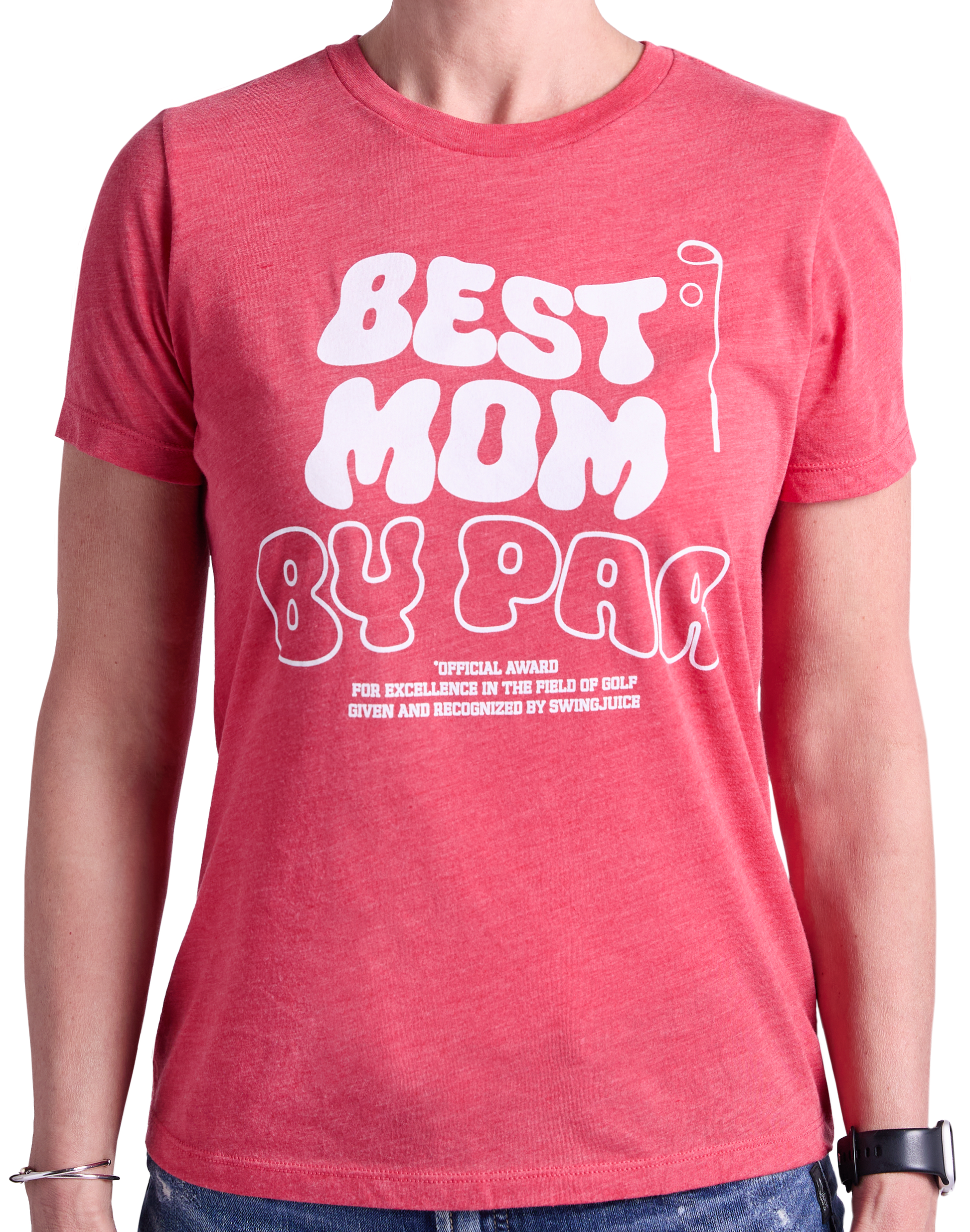 Golf Best Mom By Par Unisex T-Shirt SwingJuice