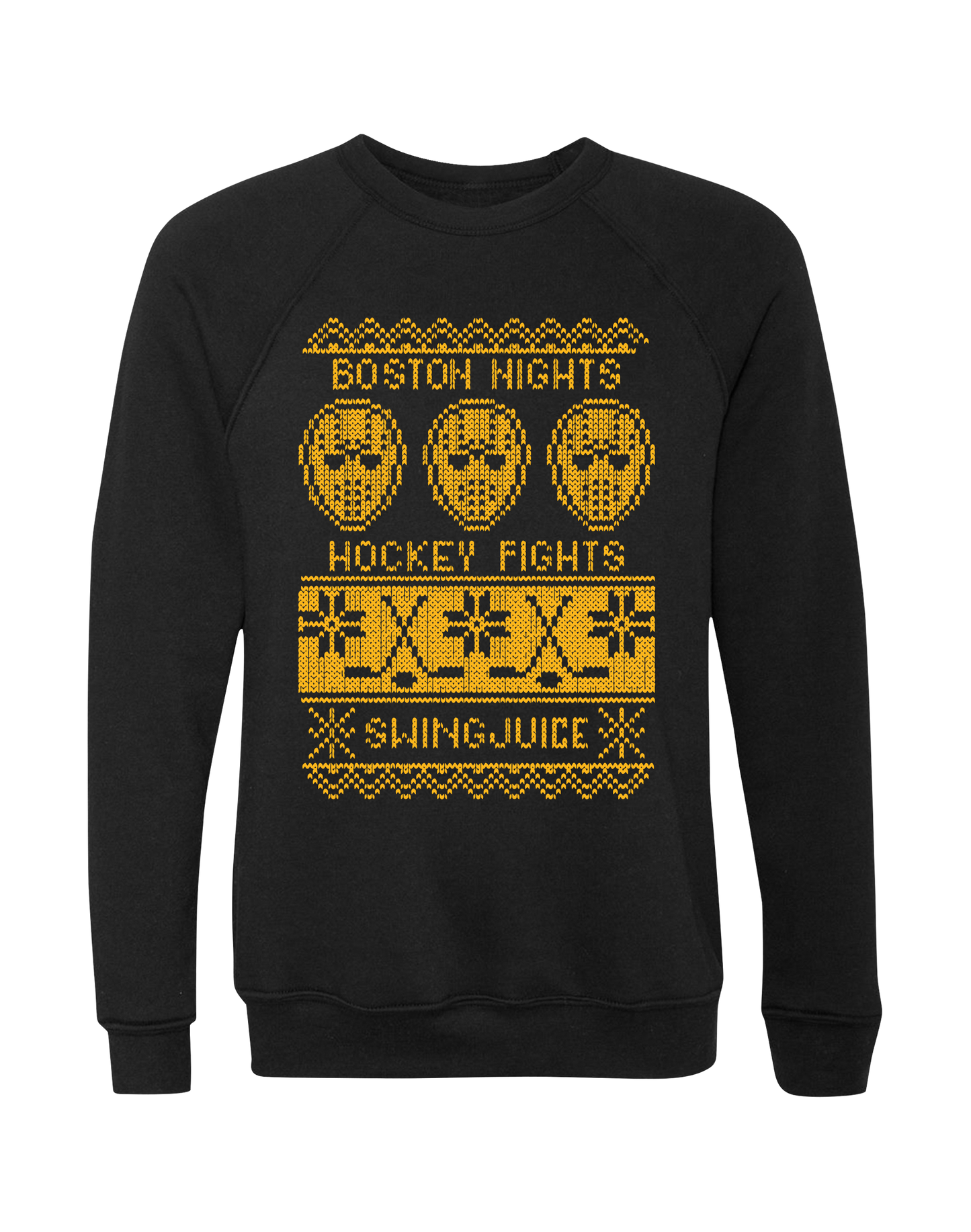 Hockey Boston Nights Hockey Fights Unisex Sweatshirt SwingJuice