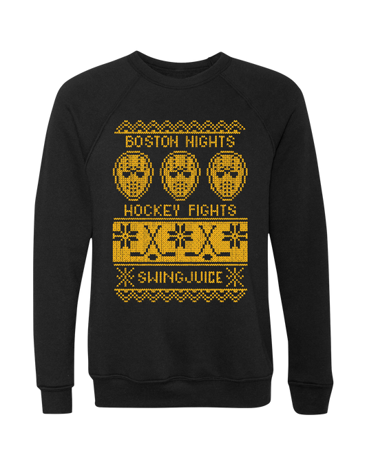 Hockey Boston Nights Hockey Fights Unisex Sweatshirt SwingJuice