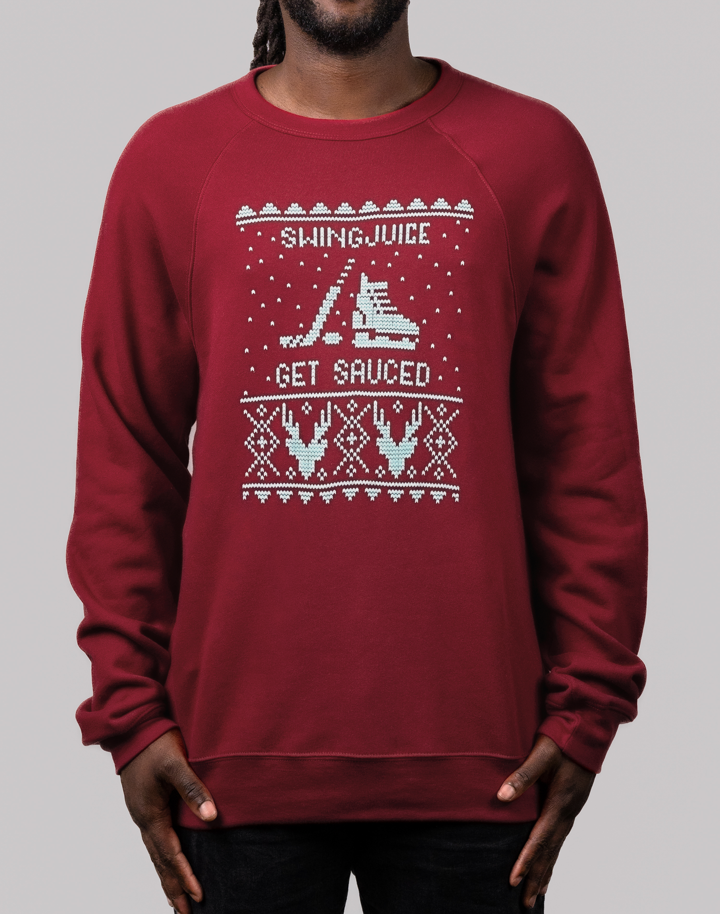 Hockey Get Sauced Unisex Sweatshirt SwingJuice