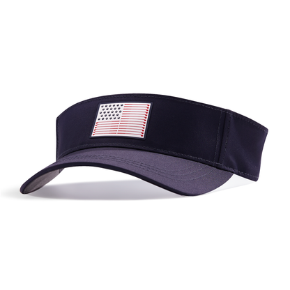 Golf Flag Visor-Navy