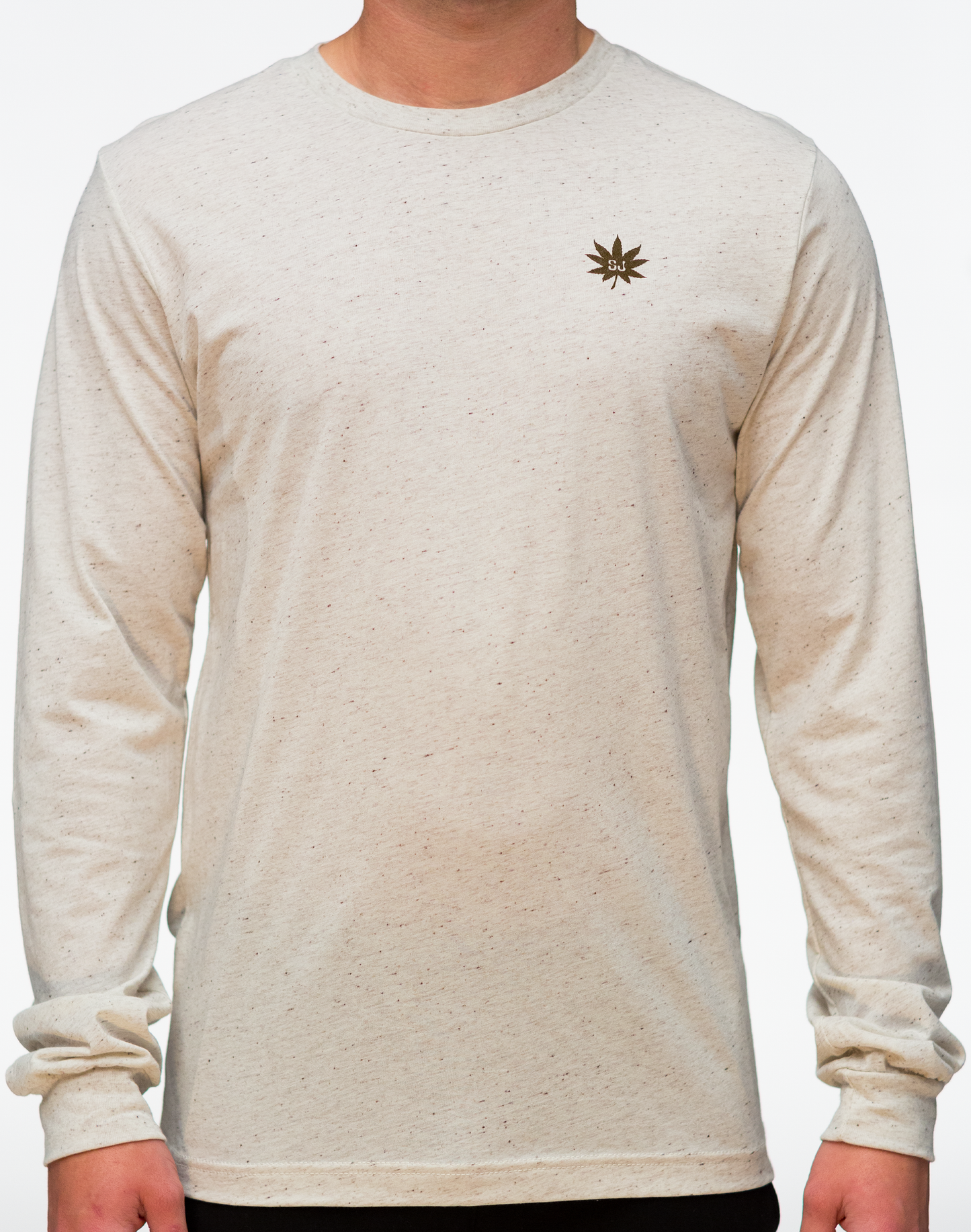 Golf & Ganja Long Sleeve Unisex T-Shirt-Oatmeal