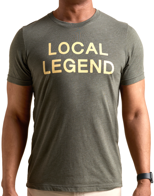 Golf Local Legend Unisex T-Shirt-Military Green