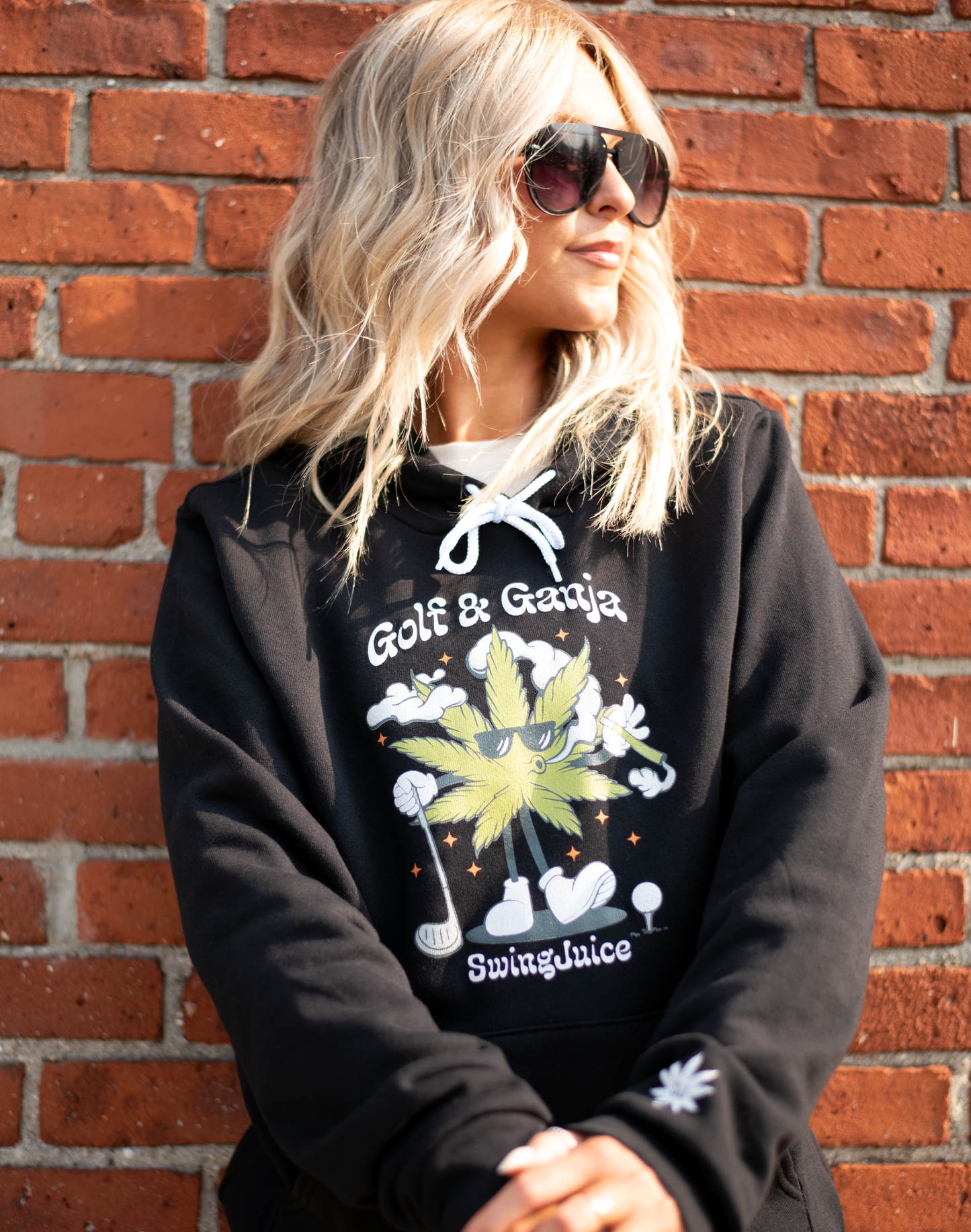 Golf & Ganja Multi Unisex Hoodie SwingJuice