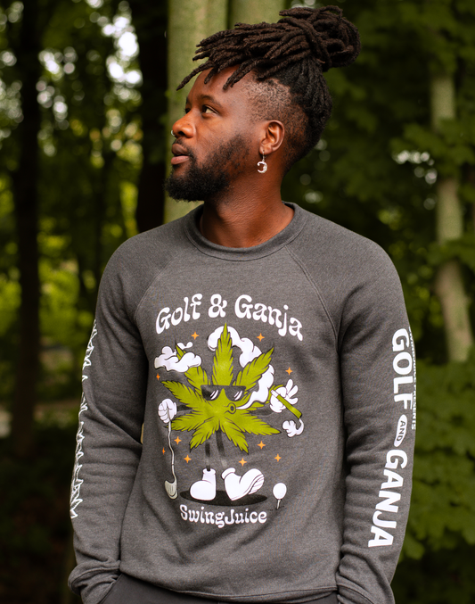 Golf & Ganja Multi Unisex Sweatshirt SwingJuice