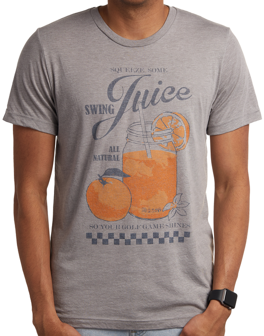 Golf Squeeze Some SwingJuice Unisex T-Shirt-Grey