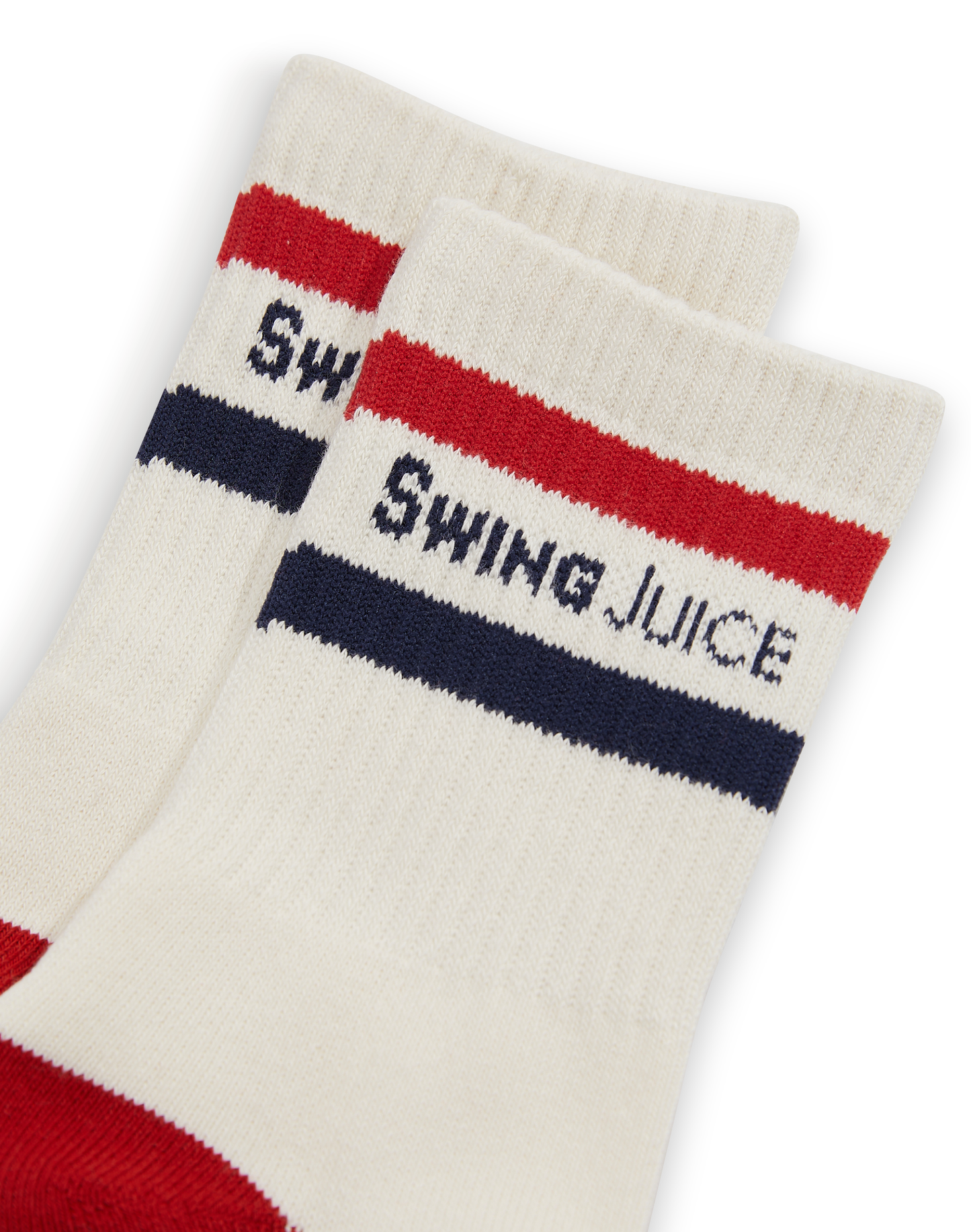 American Classic Stripe Men's Sock-Ivory