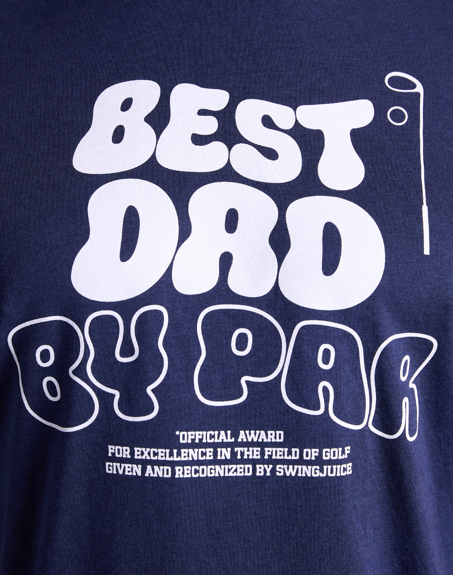 Golf Best Dad By Par Unisex T-Shirt-Navy