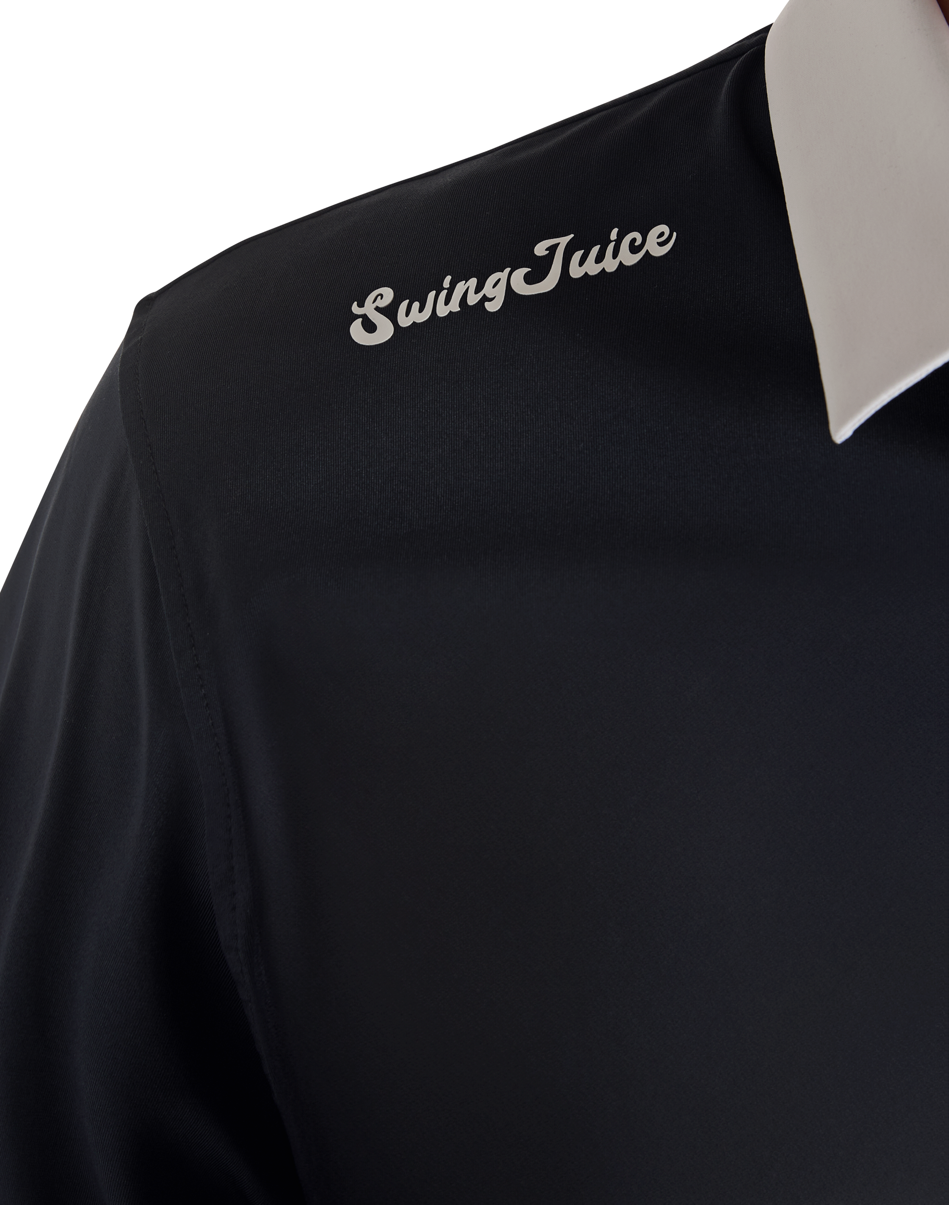 Golf Customizable Solid Men's Polo-Black