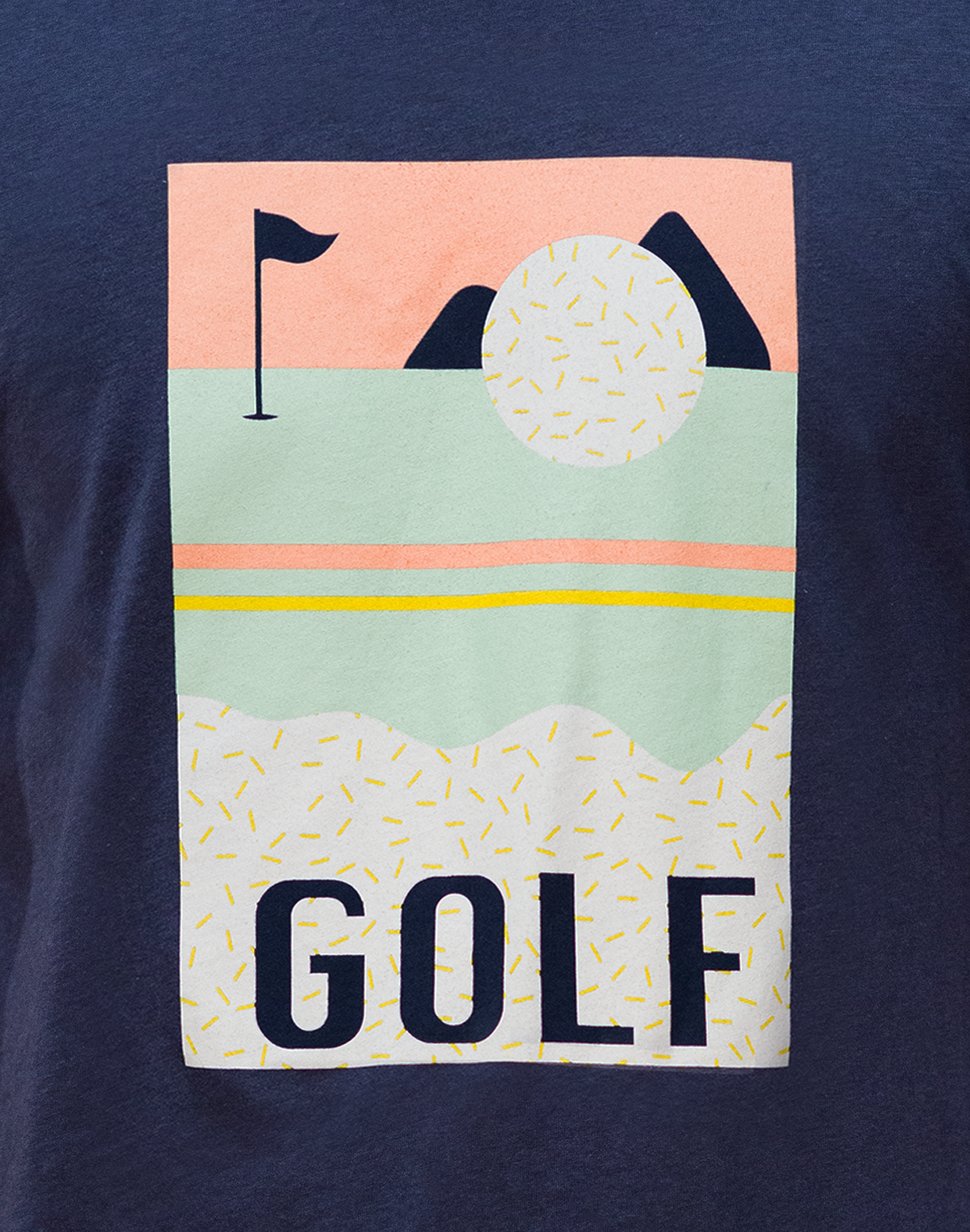 Golf Terrazzo Unisex T-Shirt SwingJuice