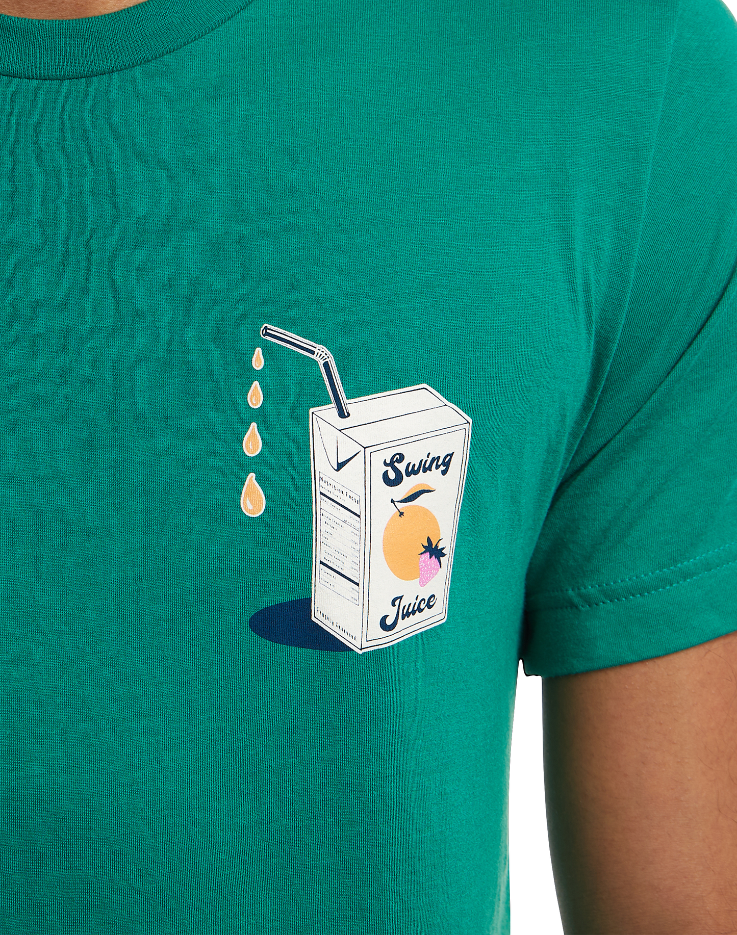 Golf Juice Box Chest Unisex T-Shirt-Green