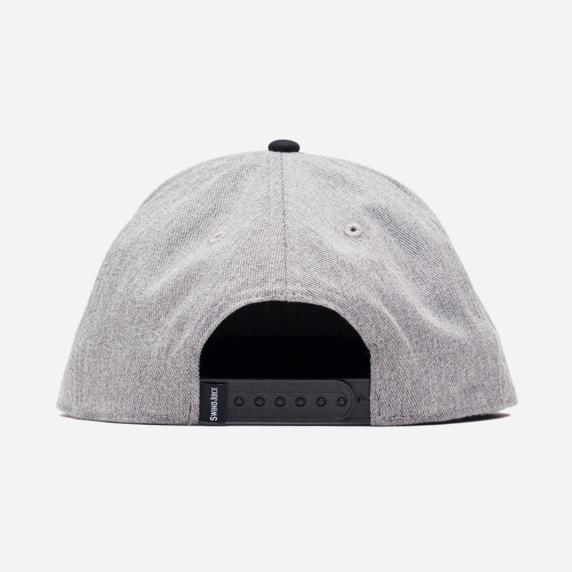 Golf 8-Bit Unisex Snapback Hat Heather Grey O/S SwingJuice