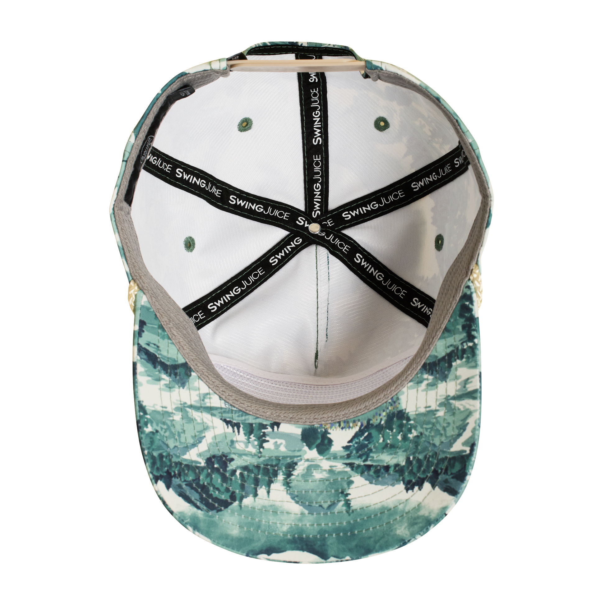 Golf Georgia Landscape Unisex Rope Hat-Green