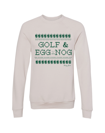 Golf & Egg Nog Unisex Ugly Sweatshirt SwingJuice