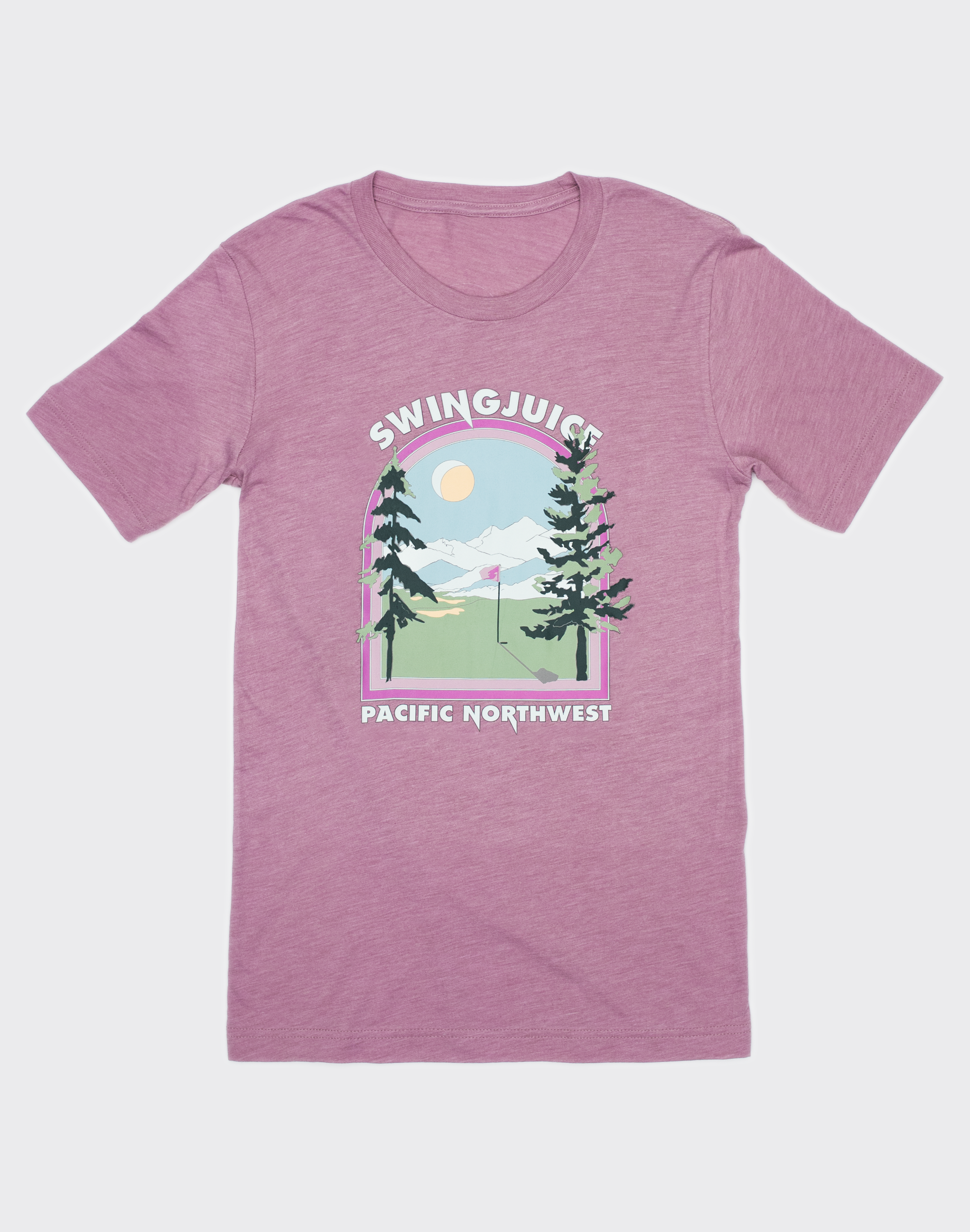 Golf Pacific Northwest Unisex T-Shirt-Orchid