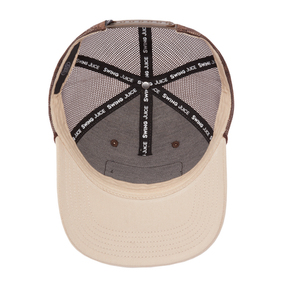 Golf Provisions Unisex Trucker Rope Hat Tn-Tan