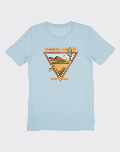 Golf Southwest Unisex T-Shirt-Ice Blue