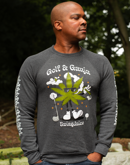 Golf & Ganja Multi Unisex Sweatshirt SwingJuice