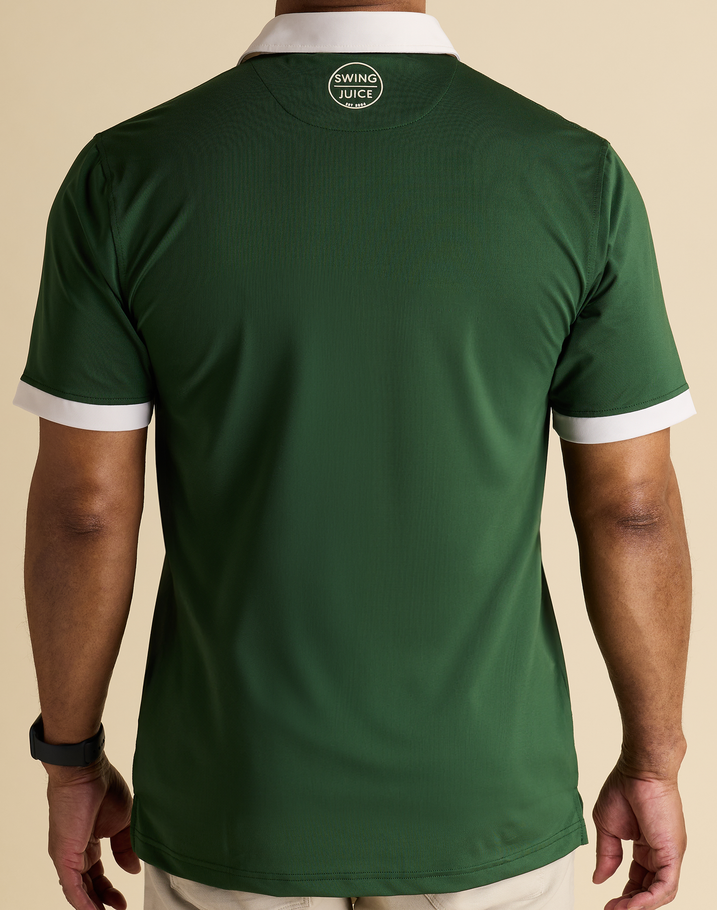 Golf Mason Solid Men's Polo-Forest