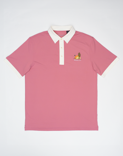 Golf Saguaro Men's Polo-Orchid/Ivory