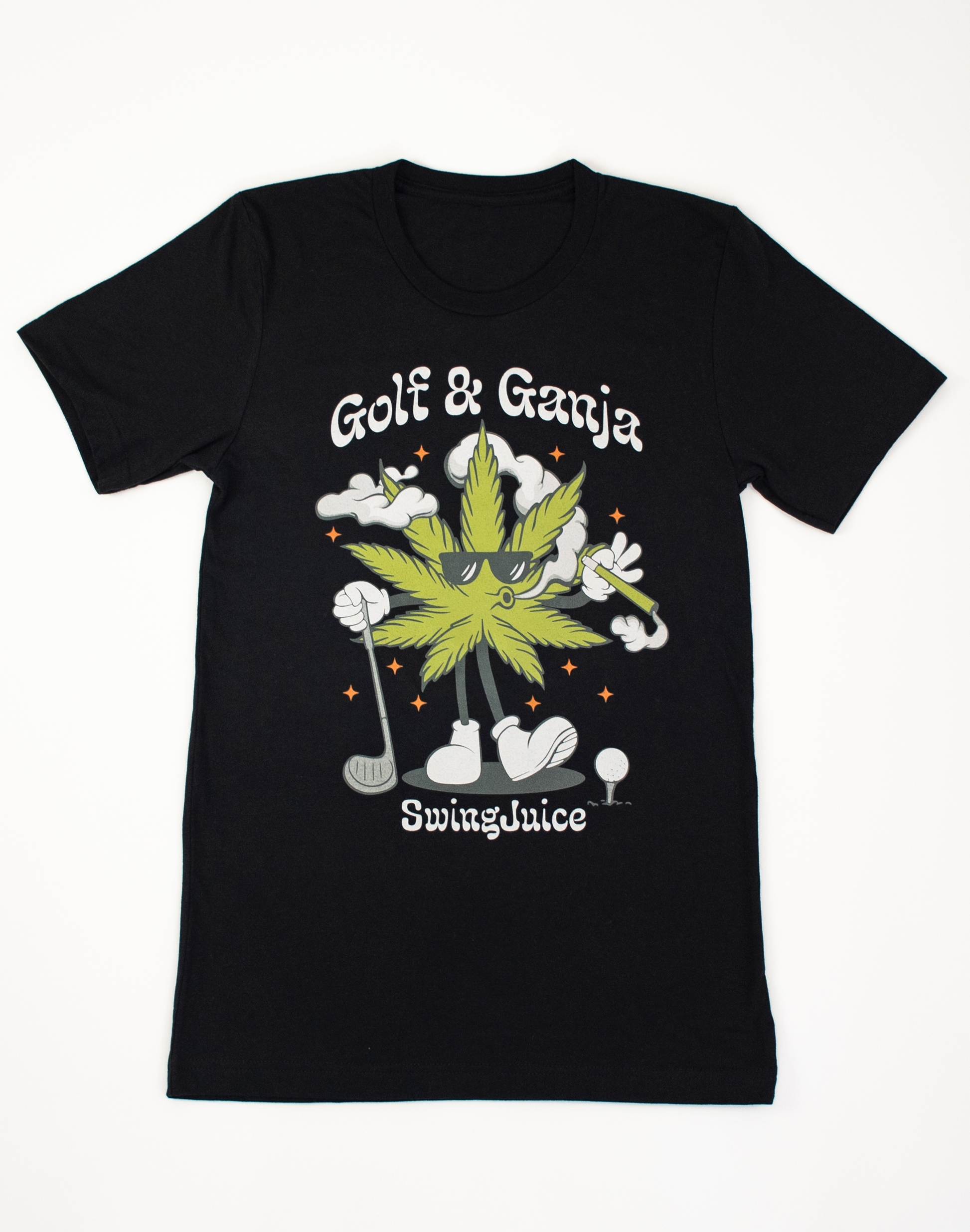 Golf & Ganja Multi Unisex T-Shirt SwingJuice