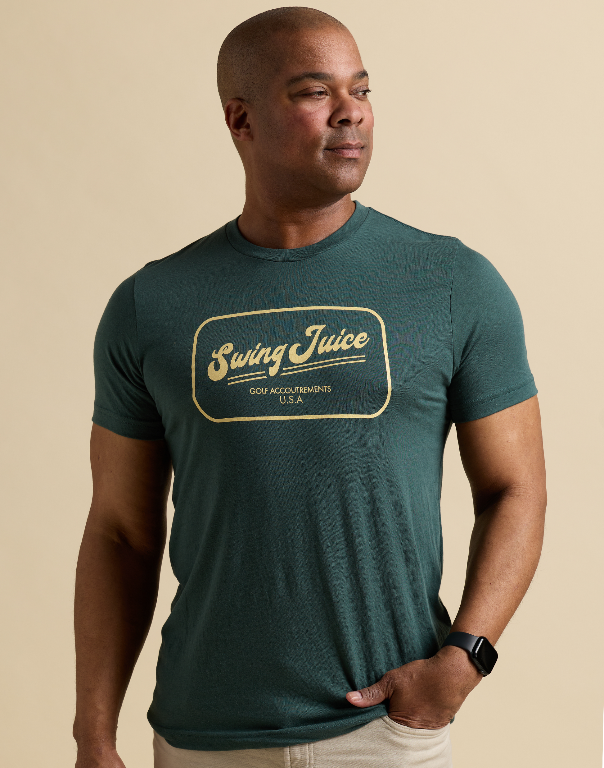 Golf Accoutrements Unisex T-Shirt Forest Green-Forest Green