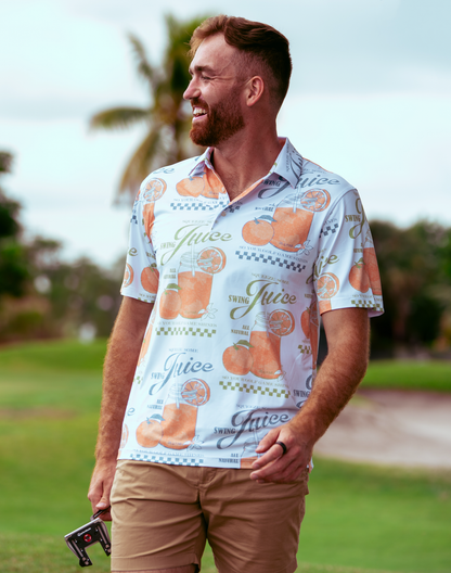 Golf All Natural Men's Polo-White