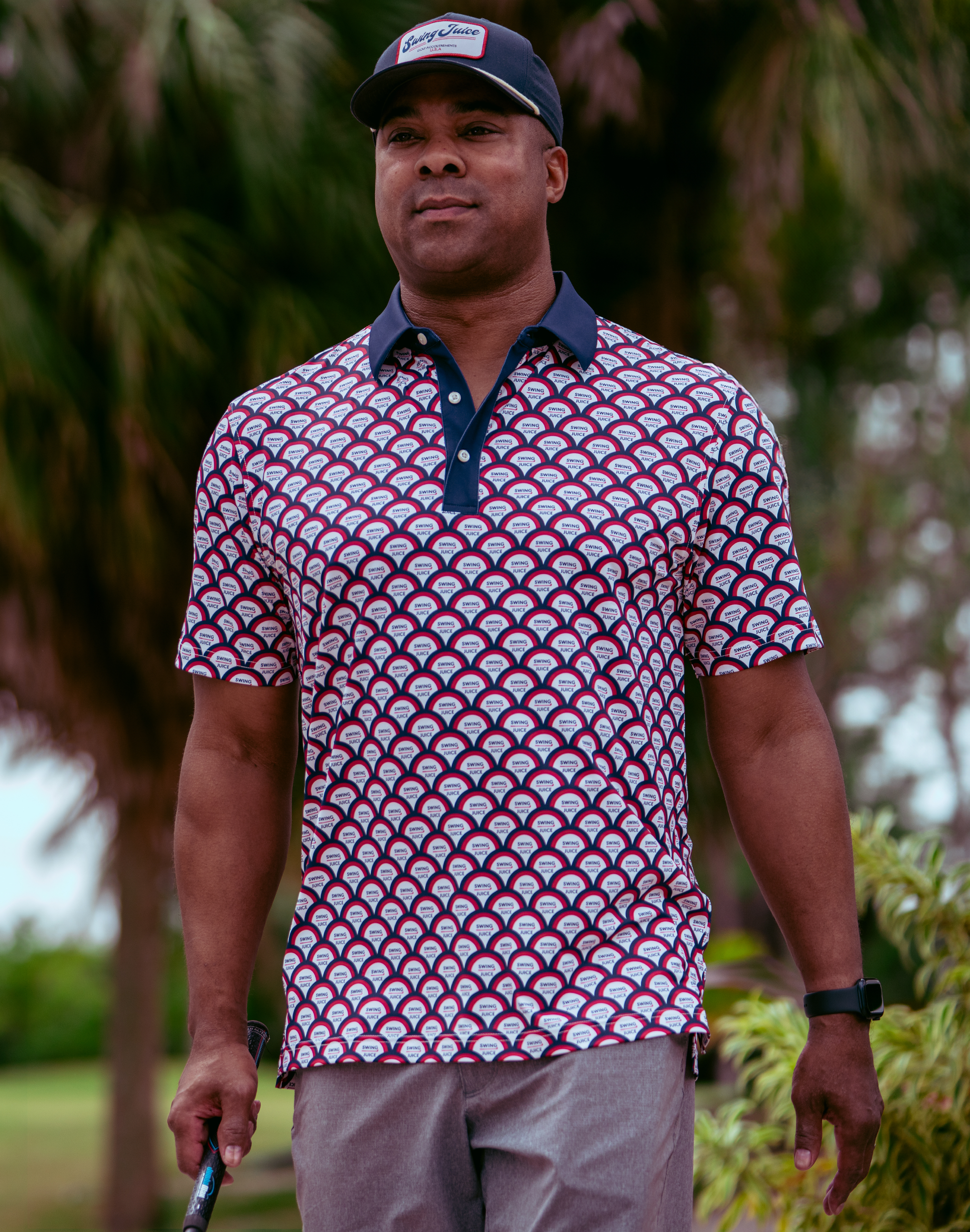 Golf American Mod Men's Polo-Navy