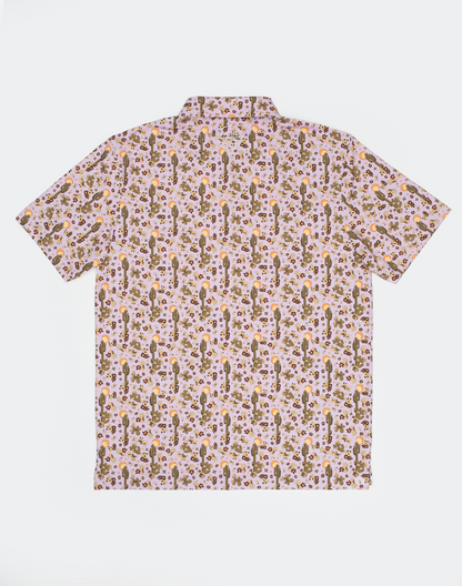 Golf Desert At Dawn Men's Polo-Lavender