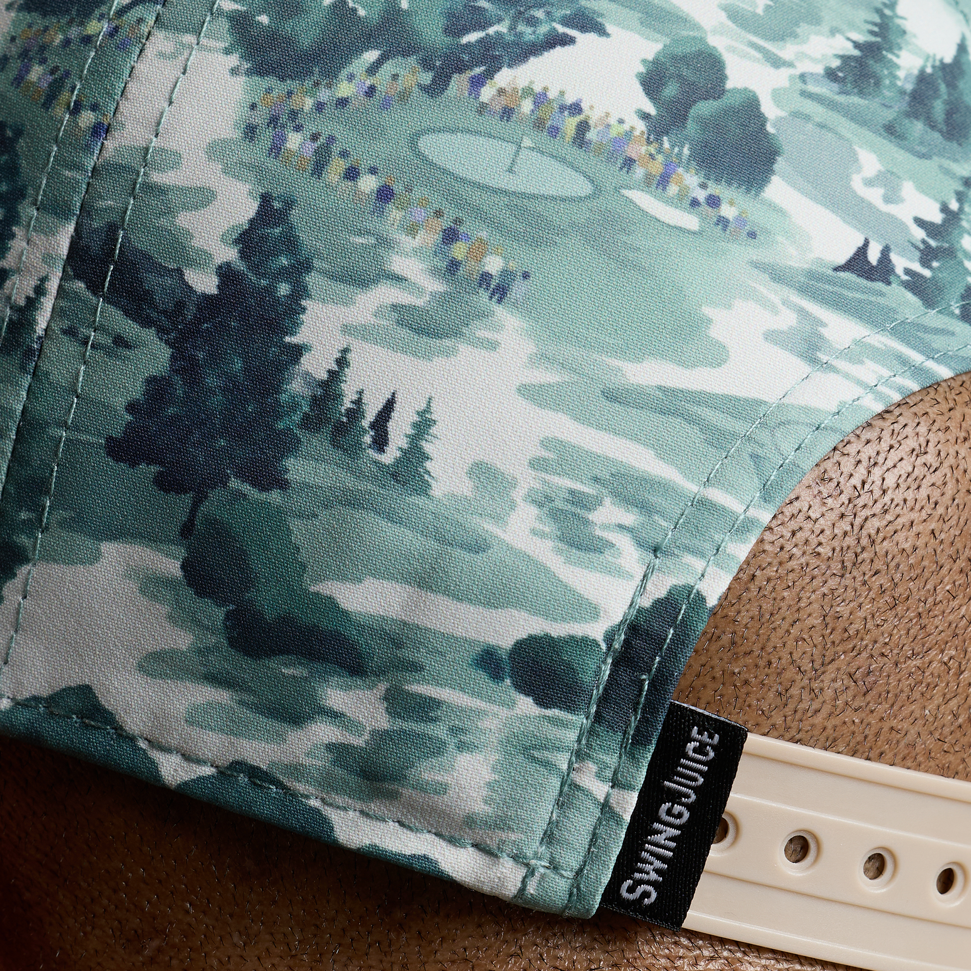 Golf Georgia Landscape Unisex Rope Hat-Green