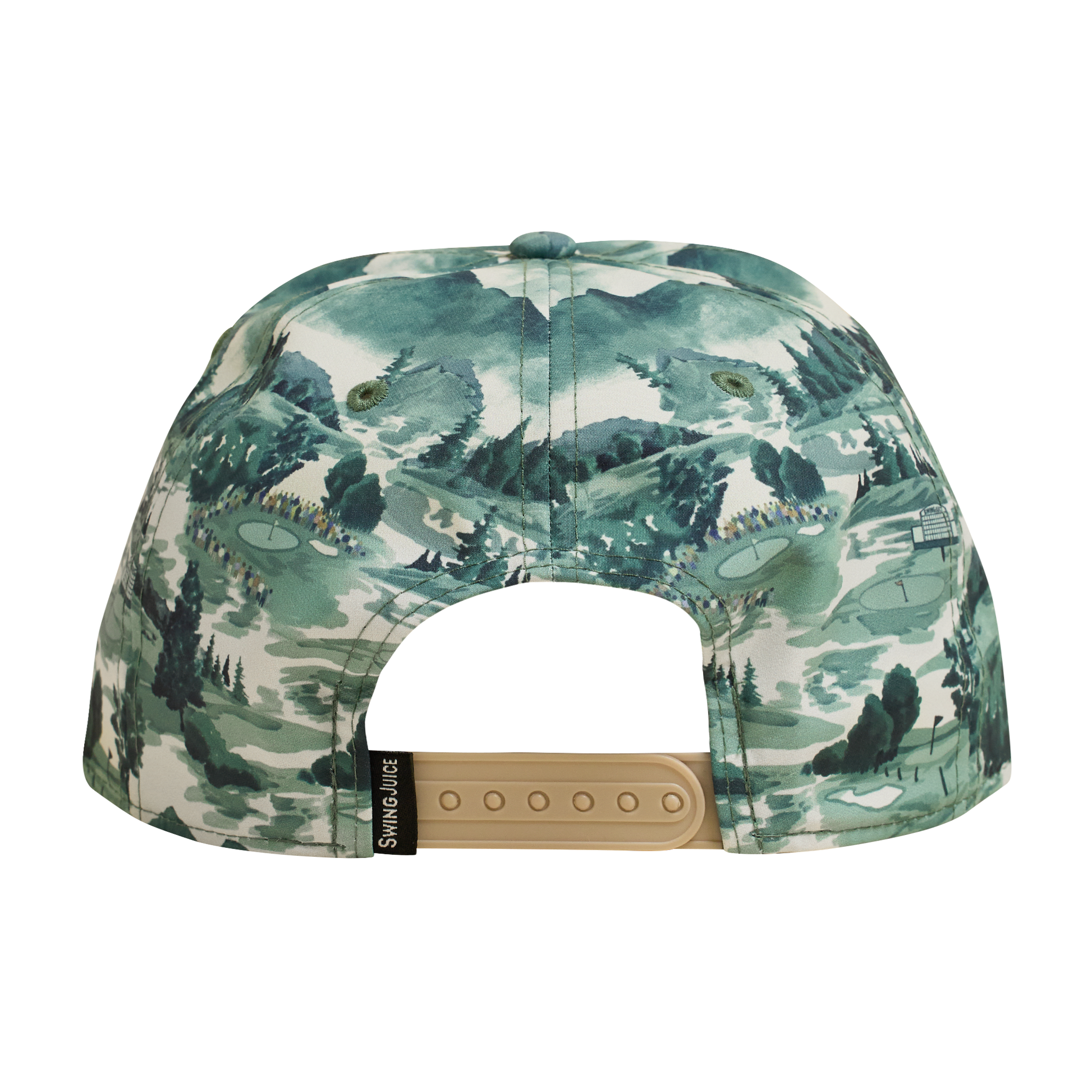 Golf Georgia Landscape Unisex Rope Hat-Green