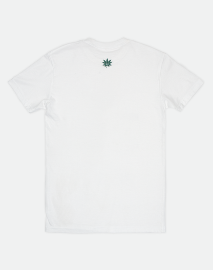 Golf & Ganja Distressed Unisex T-Shirt-White