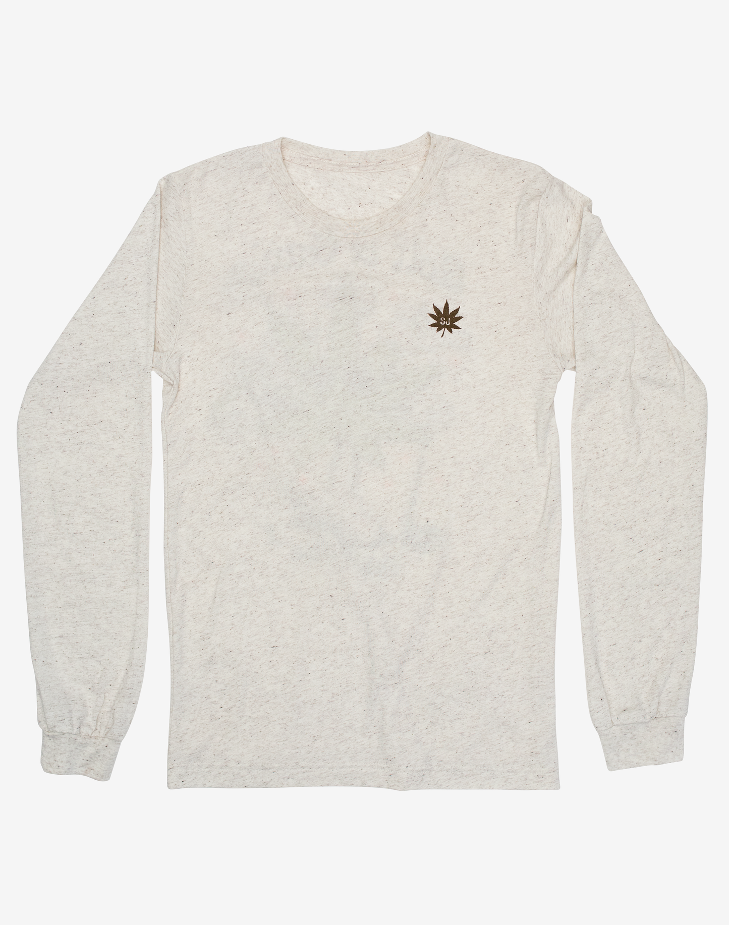 Golf & Ganja Long Sleeve Unisex T-Shirt-Oatmeal