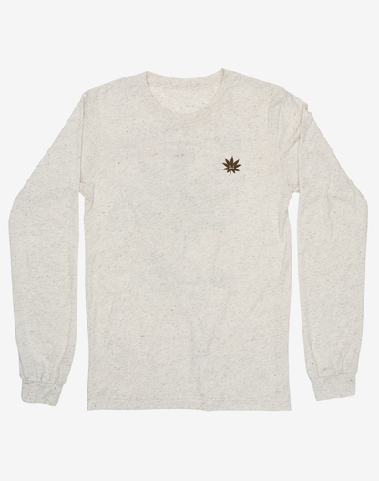 Golf & Ganja Long Sleeve Unisex T-Shirt-Oatmeal