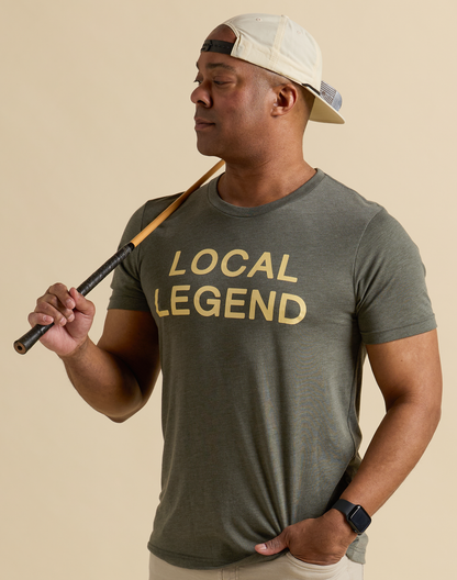 Golf Local Legend Unisex T-Shirt-Military Green