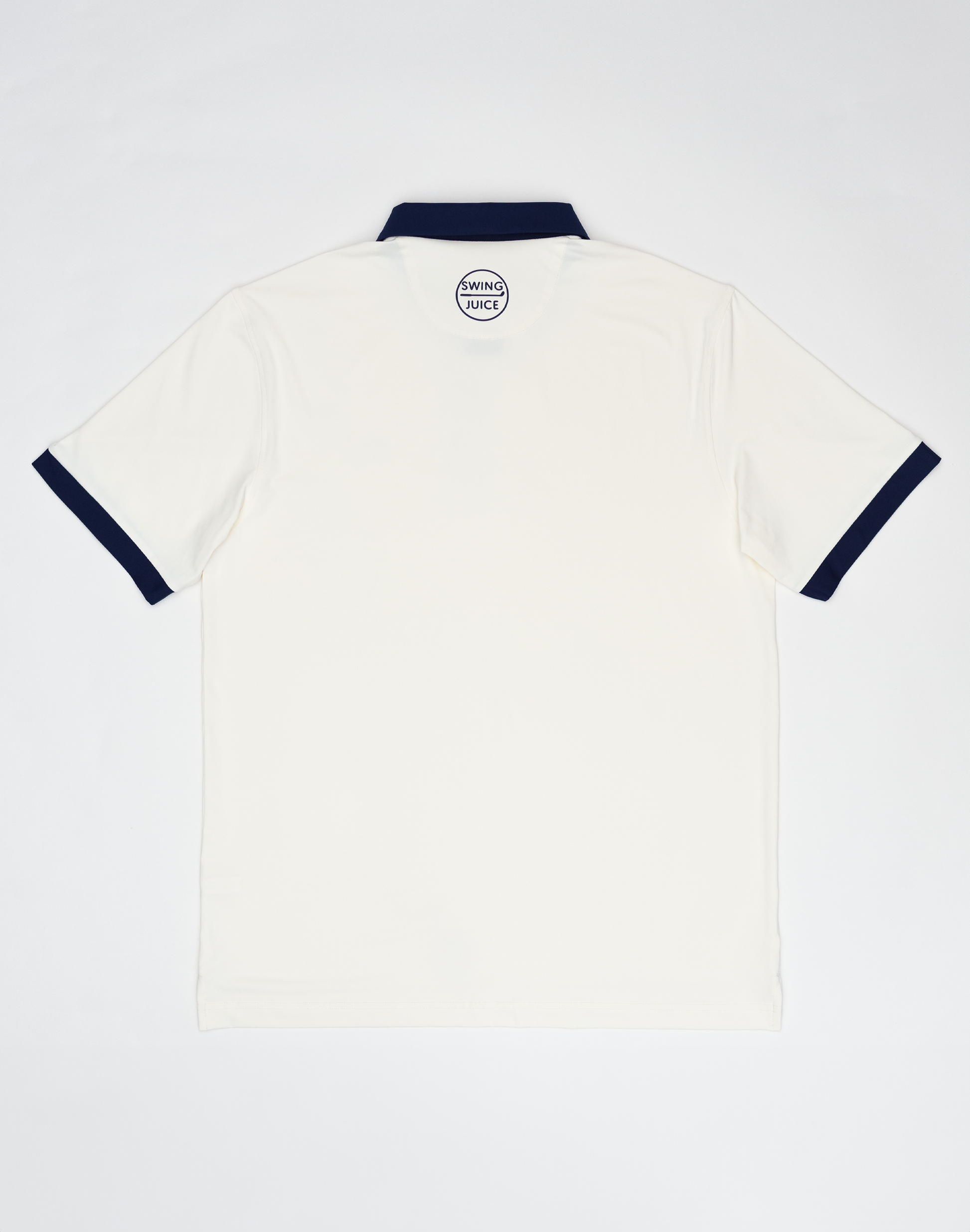 Golf Saguaro Men's Polo-Ivory/Navy