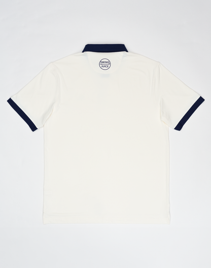 Golf Saguaro Men's Polo-Ivory/Navy