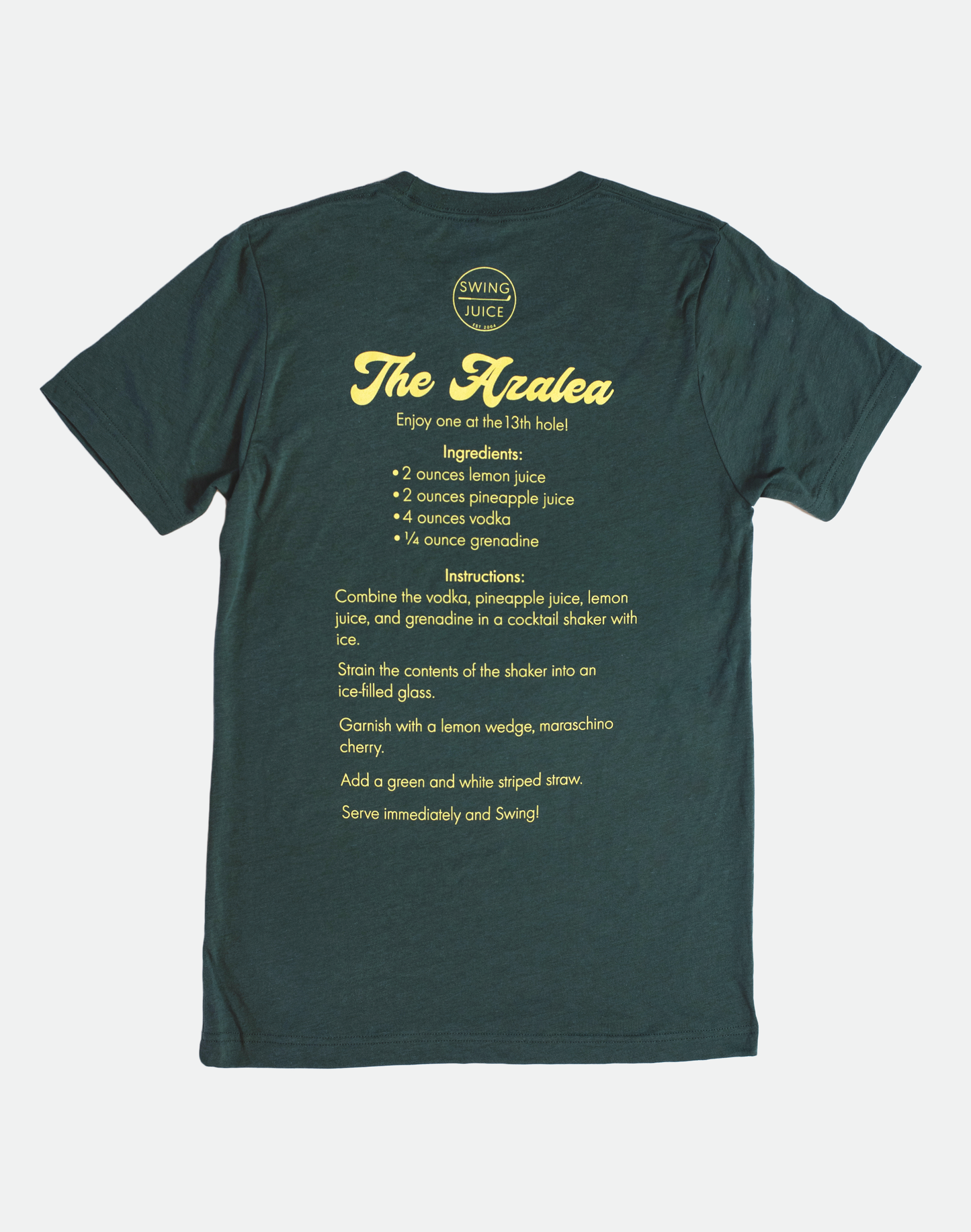 Golf The Azalea Unisex T-Shirt-Dark Forest Green