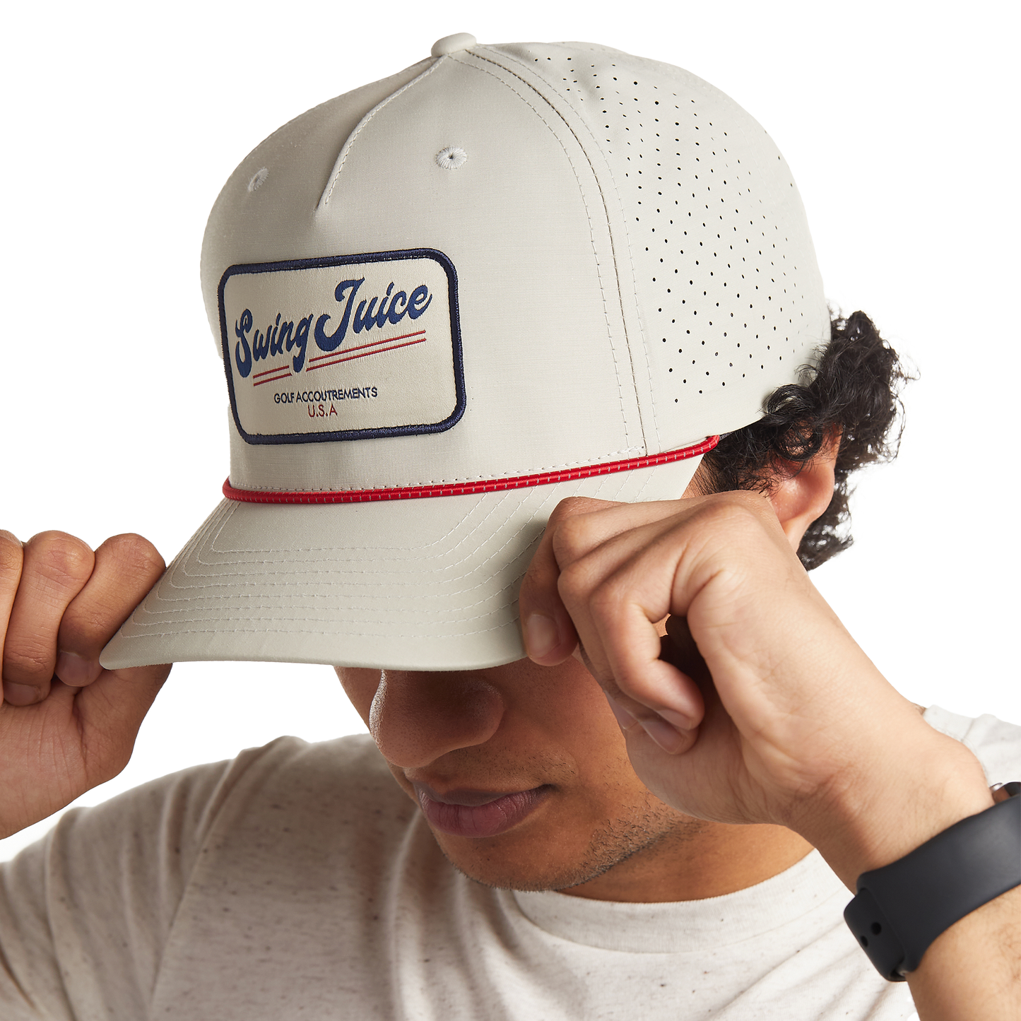 Golf Accoutrements Snapback Hat-Ivory