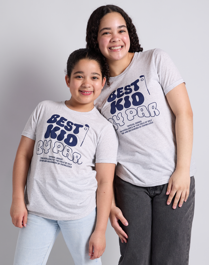 Golf Best Kid By Par Kids T-Shirt SwingJuice