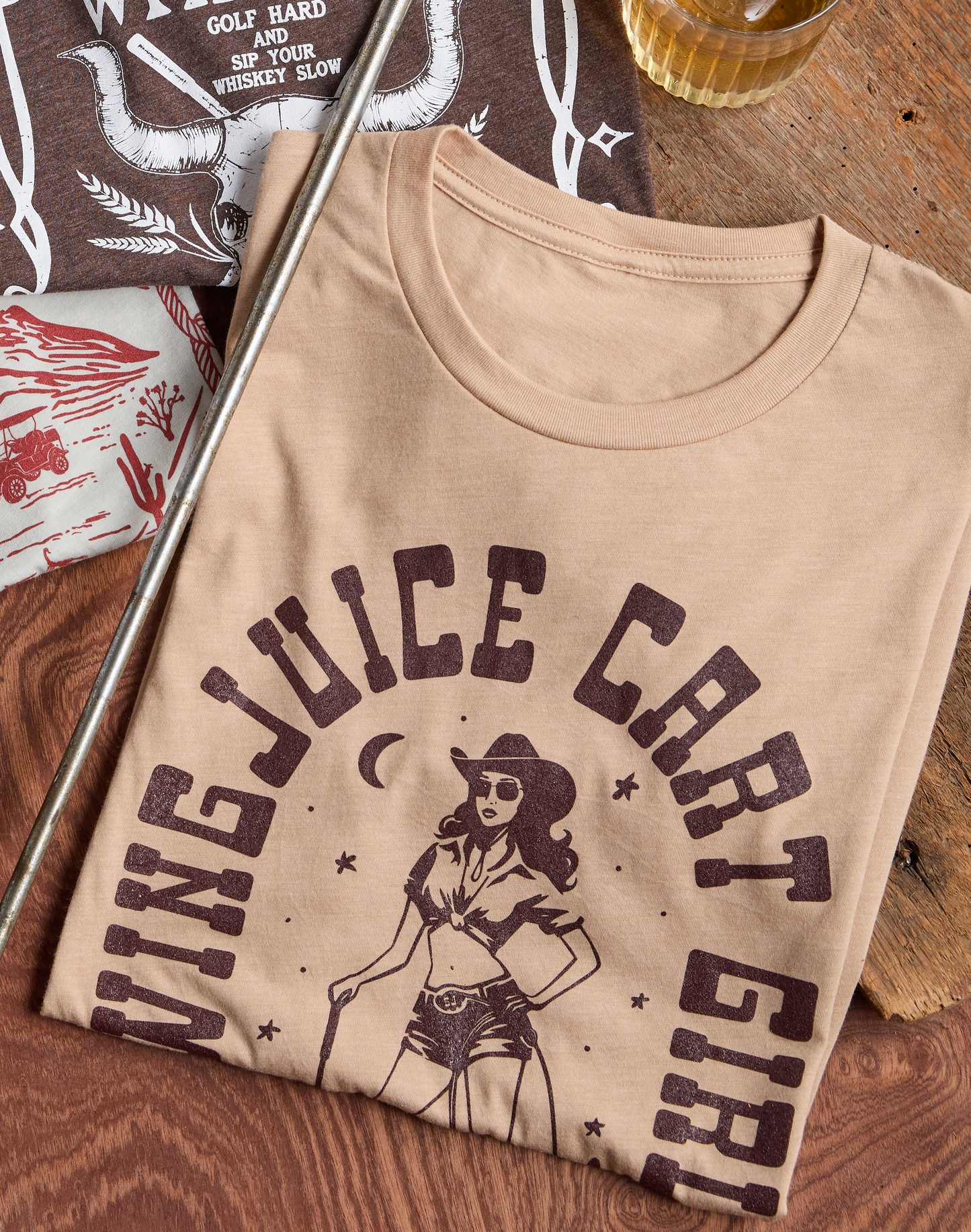 Golf Cart Girls Unisex T-Shirt SwingJuice