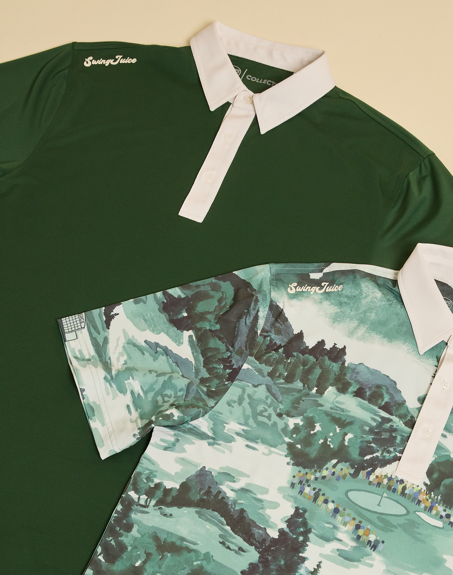 Golf Mason Solid Men's Polo-Forest