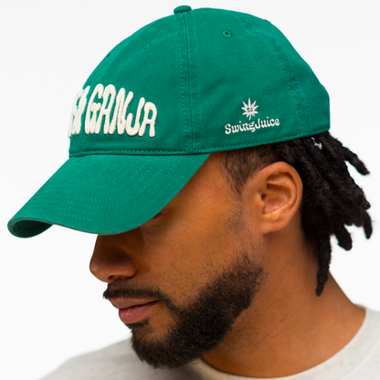 Golf & Ganja Unisex Dad Hat-Green