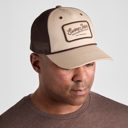 Golf Provisions Unisex Trucker Rope Hat Tn-Tan
